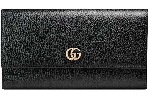 gucci wallet gg logo|gucci gg marmont continental wallet.